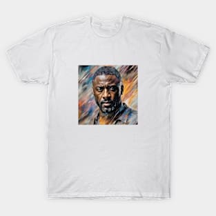 Portrait of Idris Elba T-Shirt